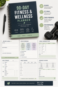 90-Day Fitness & Wellness Planner