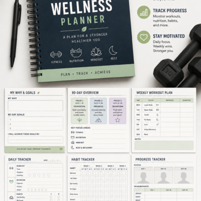 90-Day Fitness & Wellness Planner